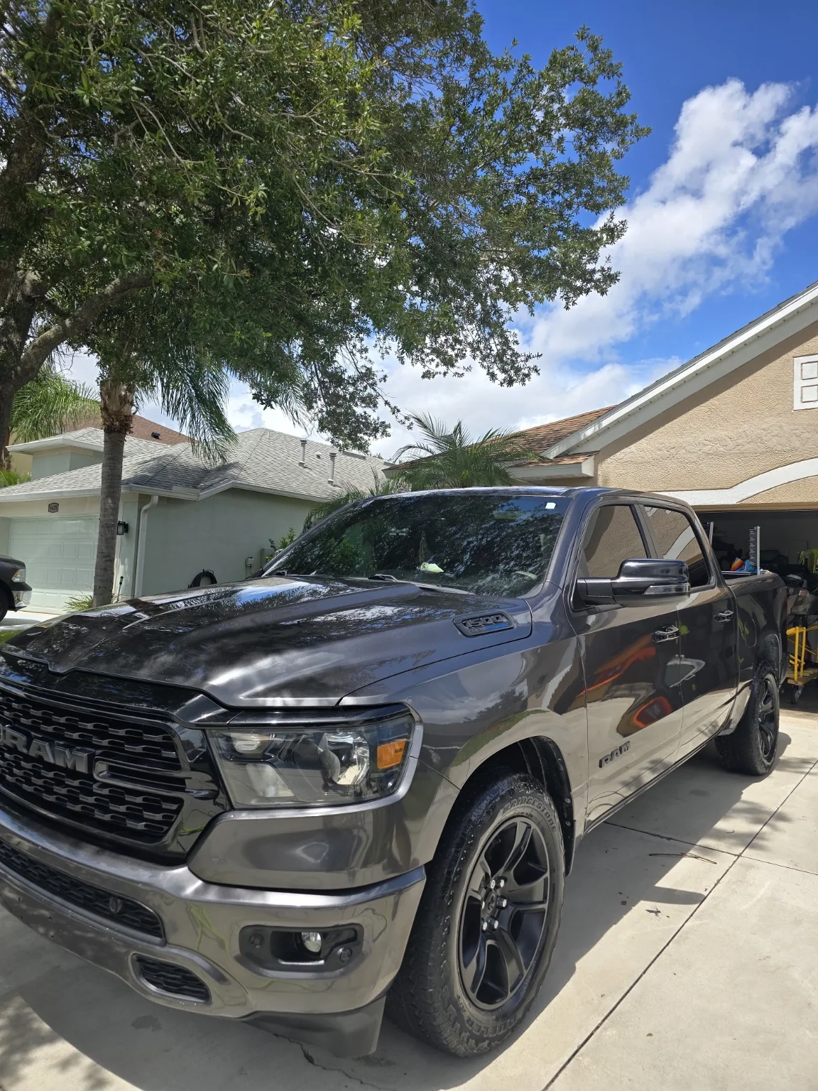 RAM 1500 after mobile detailing in Sarasota