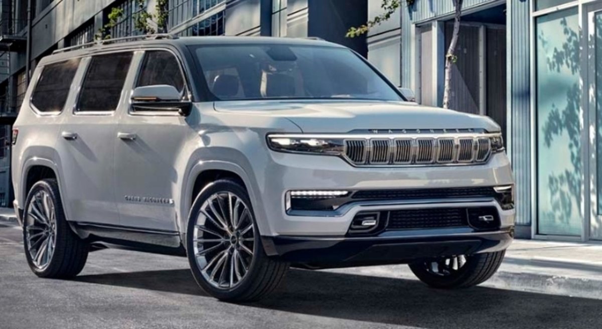 SUV with two rows